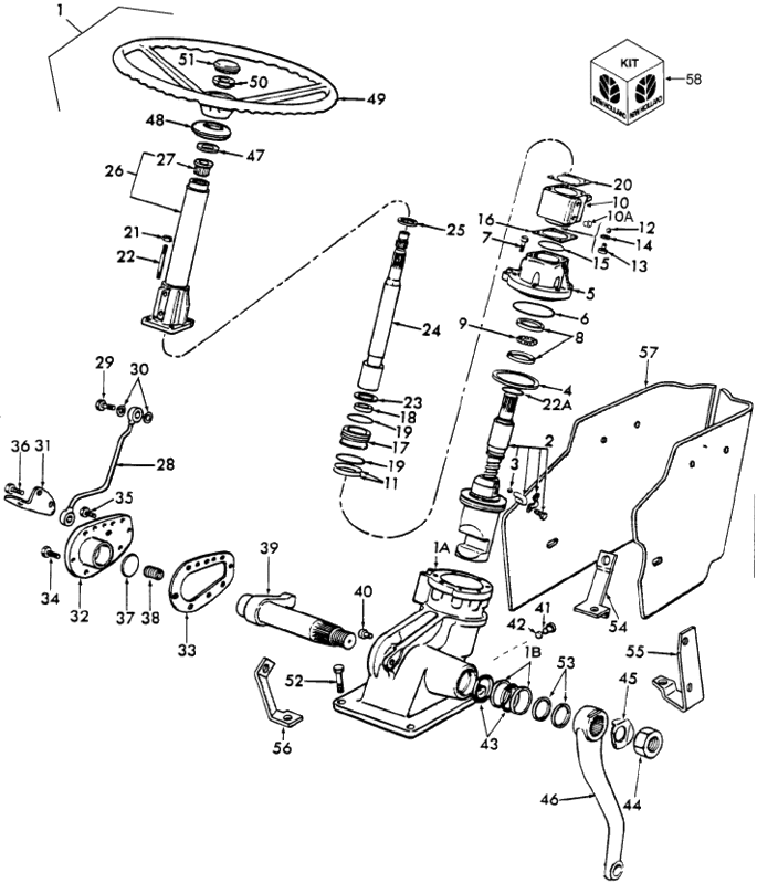 Ford 3000 Tractor Power Steering Diagram